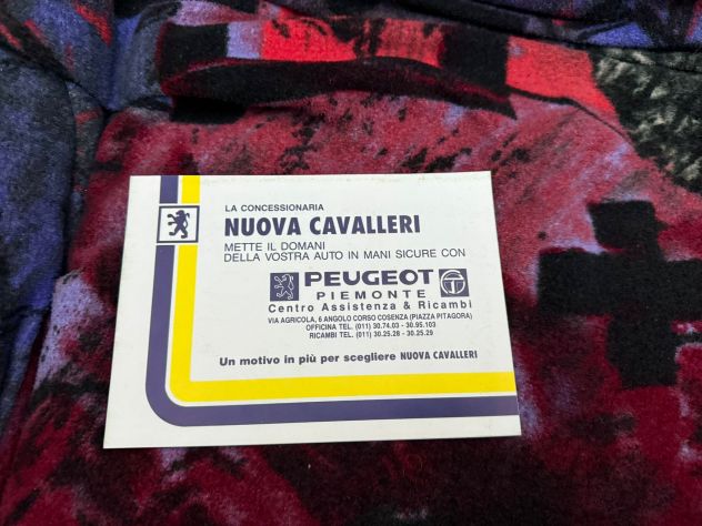 Libretto Auto Storico 1992 Peugeot - Foto 2