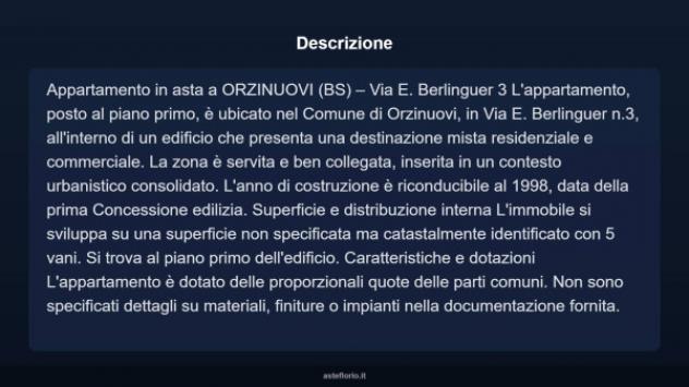 Immobile in asta di 75 m² in vendita a Orzinuovi - Foto 3