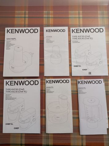 IMPASTATRICE PLANETARIA KENWOOD KVC3110S CON ACCESSORI ACQUISTATI A PARTE - Foto 5