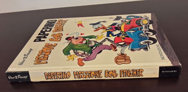 PAPERINO MISSIONE BOB FINGHER, A. Mondadori 1^ Ediz. 1968. - Foto 3