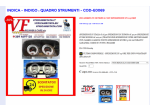 INDICA - INDIGO : QUADRO STRUMENTI - COD-E0069