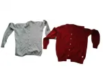 lotto 2 maglioni bambina 10 anni. Uno rosso Lanvin con anche 8 % cashmere Uno gr