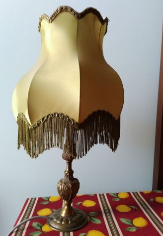 Lampada da tavolo in bronzo vintage - Foto 2