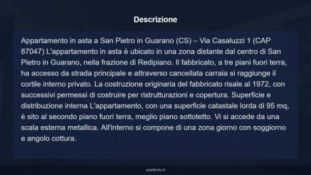 Immobile in asta di 95 m² in vendita a San Pietro in Guarano - Foto 14