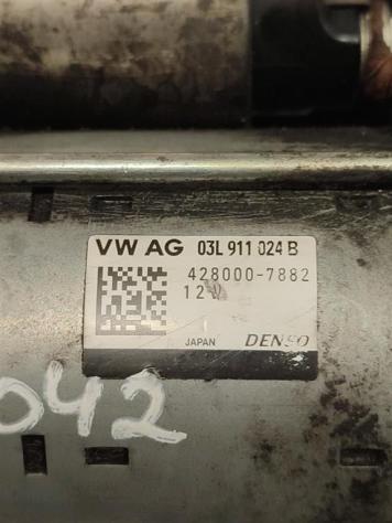 MOTORINO D' AVVIAMENTO AUDI Q5 Serie (8RB) 03L911024B CGL diesel 1968 (0812) - Foto 2