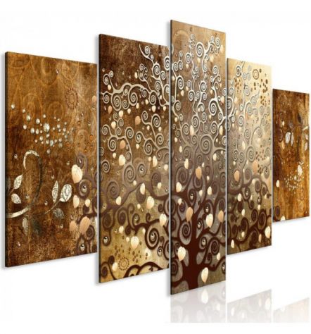 Quadro Albero Multifoglie Marrone 225x100 ARREDALACASA