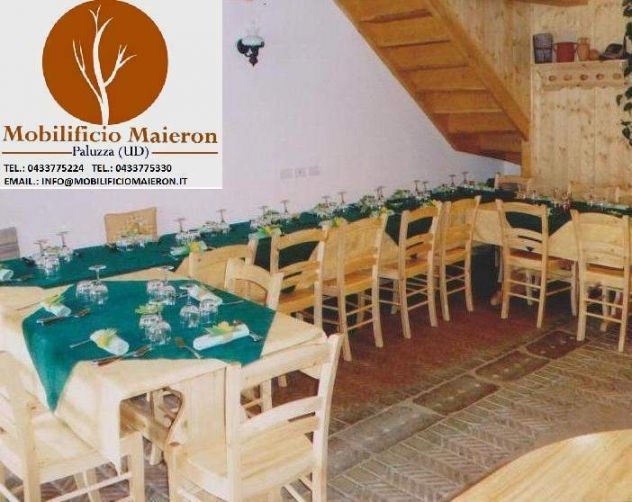Sedie e Tavoli Trieste Per Ristoranti Bar Birrerie cod 998 Nuovi Non Usati - Foto 2