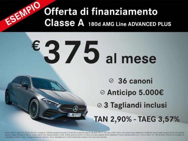 Mercedes-Benz Classe A A 180 d Automatic Advanced - Foto 2