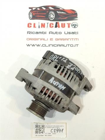 ALTERNATORE CHEVROLET Orlando 1° Serie 13579114 Z20D1 diesel 1998 (1014)