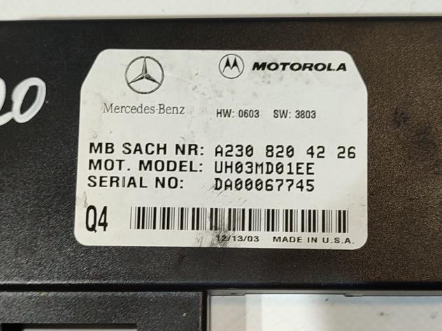 CENTRALINA TELEFONO MERCEDES CLK Coupé W209 A2308204226 112912 (02) - Foto 2