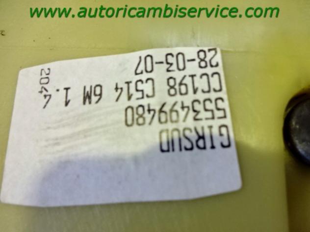 553499480 LEVA POMELLO CORDE CAMBIO MANUALE FIAT BRAVO 1.4 B 66KW 6M 5P (2007) RICAMBIO USATO - Foto 3