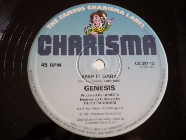 GENESIS - Keep It Dark (LP) 12" Maxi Single 45rpm - 1981 Charisma U.K - Foto 3