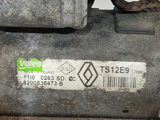 MOTORINO D' AVVIAMENTO DACIA Duster 1° Serie 8200836473 K9K896 diesel 1461 (1017) - Foto 3