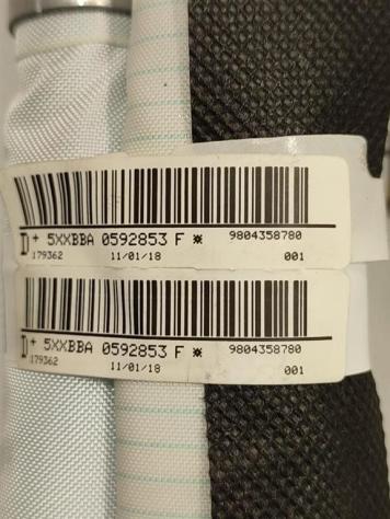 AIRBAG A TENDINA LATERALE PASSEGGERO CITROEN C4 Cactus 9804358780 BH02 (1418) - Foto 3