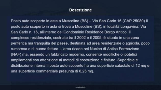 Immobile in asta di 12 m² in vendita a Muscoline - Foto 7