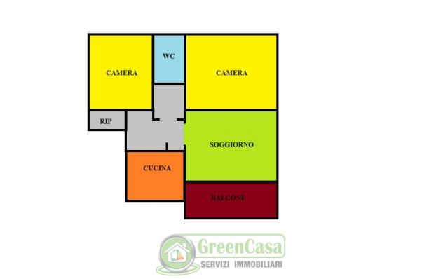 APPARTAMENTO di 3 vani e di 88 mq (CAVENAGO DI BRIANZA) rif. IGC 3 L 126 GRAMSCI - Foto 9