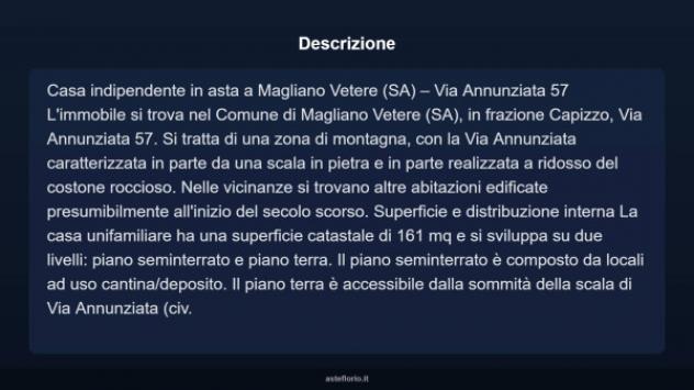 Immobile in asta di 161 m² in vendita a Magliano Vetere - Foto 11