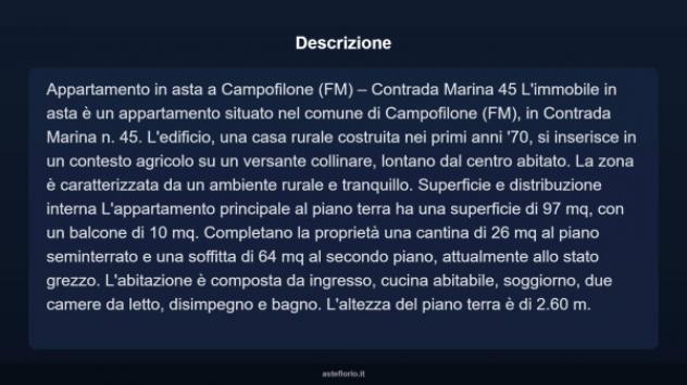Immobile in asta di 124 m² con più di 5 locali in vendita a Campofilone - Foto 17