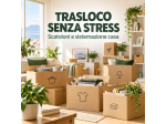 Imballaggio e sistemazione dopo trasloco