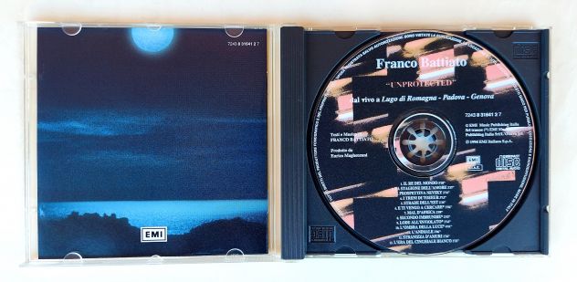 CD Franco Battiato " Unprotected " dal vivo a Lugo di Romagna - Padova - Genova - Foto 4