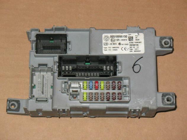 00518996150 BODY COMPUTER FIAT 500 00518996150 518996150 28298729 48260307