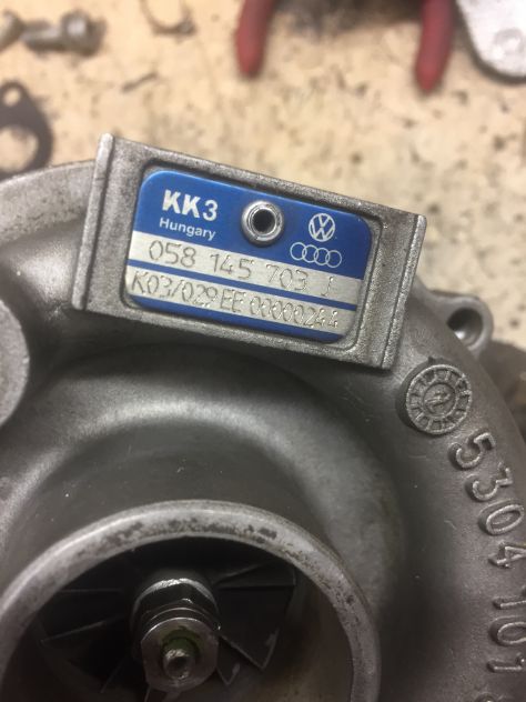 Turbo kkk k03-029 058145703J Audi VW Seat Skoda