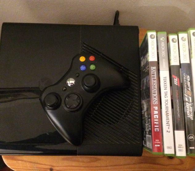 Console xbox 360 slim, giochi, controller - Foto 3
