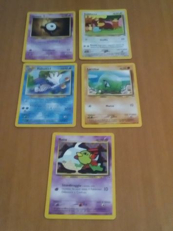 15 carte Pokemon vecchie anno 1995 - Foto 3