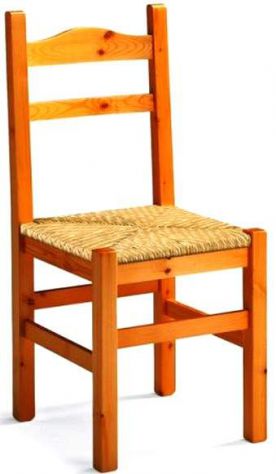 sedia rustica per tavernetta casa di campagna