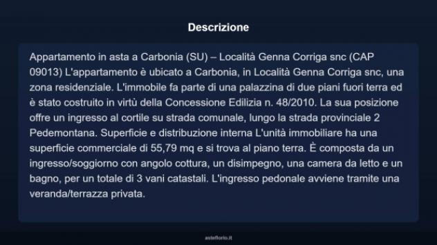 Immobile in asta di 55 m² in vendita a Carbonia - Foto 4