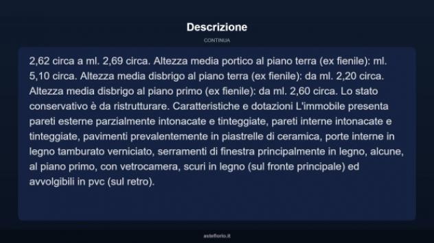 Immobile in asta di 177 m² con più di 5 locali in vendita a Megliadino San Vitale - Foto 12