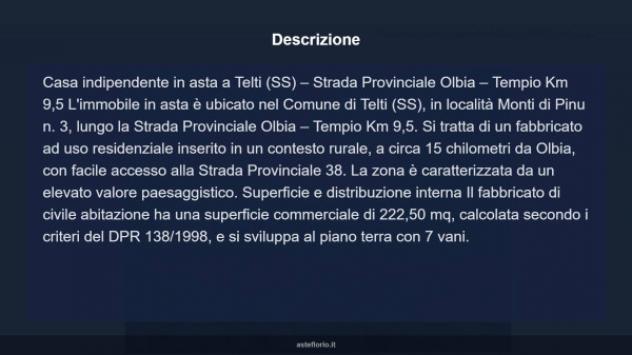 Immobile in asta di 222 m² con più di 5 locali in vendita a Telti - Foto 13