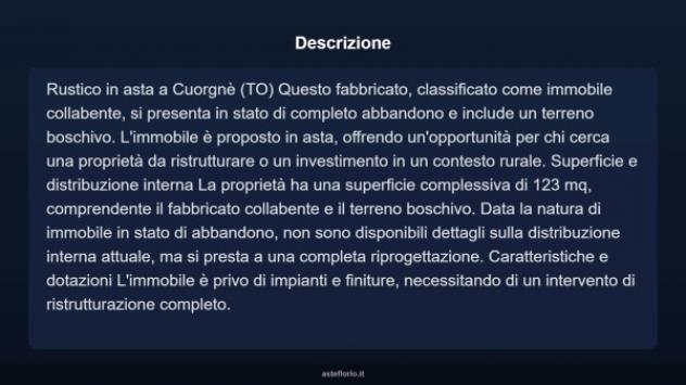 Immobile in asta di 123 m² in vendita a Cuorgnè - Foto 3
