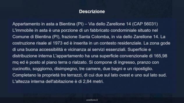 Immobile in asta di 165 m² con più di 5 locali in vendita a Bientina - Foto 11