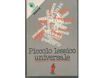 PICCOLO LESSICO UNIVERSALE