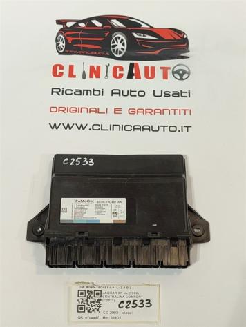 CENTRALINA COMFORT JAGUAR XF Serie 8G9N-19G481-AA 306DT diesel 2993 (0811)