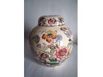 Antico vaso  porcellana inglese  marchiato MASON'S " Panted Ironstone China "  .