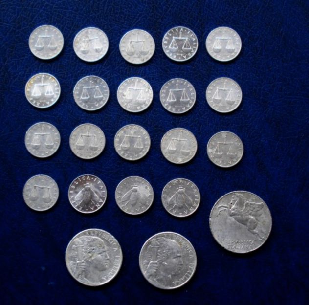 NUMANTO LOTTO347 - VECCHIA MONETAZIONE 22 MONETE MOLTO CIRCOLATE - Foto 2