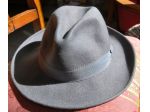 cappello in feltro  falde larghe  grigio tg 59