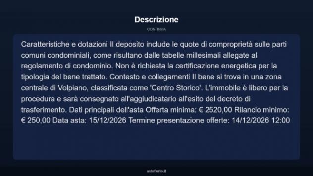 Immobile in asta di 28 m² in vendita a Volpiano - Foto 4