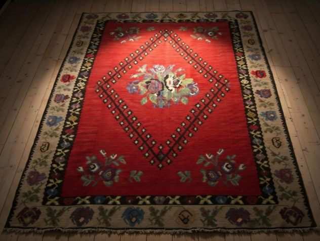 Tappeto KILIM, rombo centrale, rugs - Foto 4