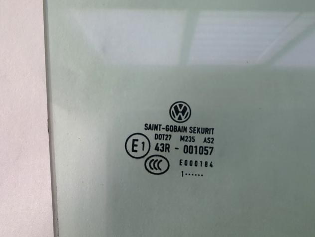 2K0845202C VETRO SCENDENTE PORTA ANTERIORE DESTRA VOLKSWAGEN CADDY 1.6 D 75KW 5M 5P (2011) RICAMBIO USATO - Foto 4