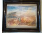 Acquarello pittore Kron 2002  misure 50 x 60