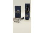 Set rasatura Y.F.M rasoio di sicurezza + olio barba 30ml nuovo