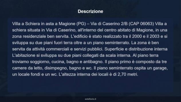 Immobile in asta di 141 m² con più di 5 locali in vendita a Magione - Foto 13