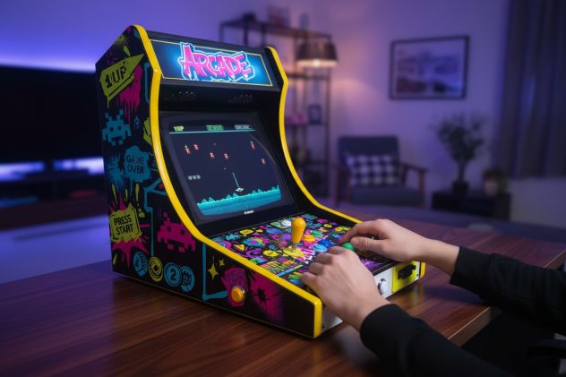 Bartop Arcade PC Gaming 1 Player - Pronta Consegna Street Art - Foto 2