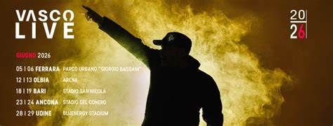 2 Biglietti Vasco Rossi 24 Giugno 2026