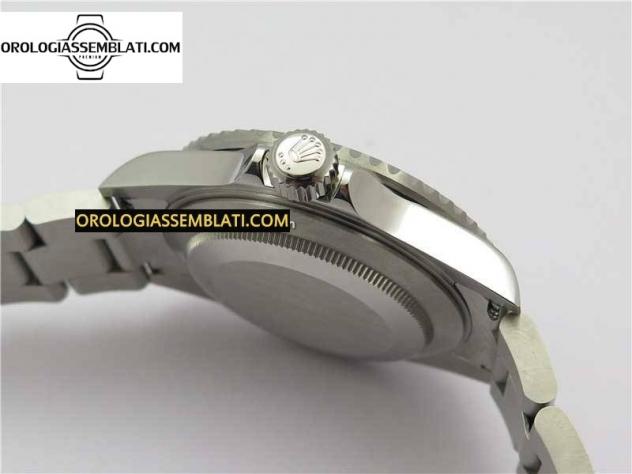 Rolex Replica SUBMARINER 16610 LV KERMIT VERDE ACCIAIO 904L 1:1 MIGLIOR EDIZIONE SU BRACCIALE SS SH3135 - Foto 11