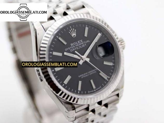 Replica Rolex DATEJUST 36 SS 116234 1:1 BEST EDITION ACCIAIO 904L QUADRANTE NERO SUL BRACCIALE JUBILEE 3135 - Foto 2