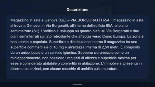 Immobile in asta di 18 m² in vendita a Genova - Foto 9